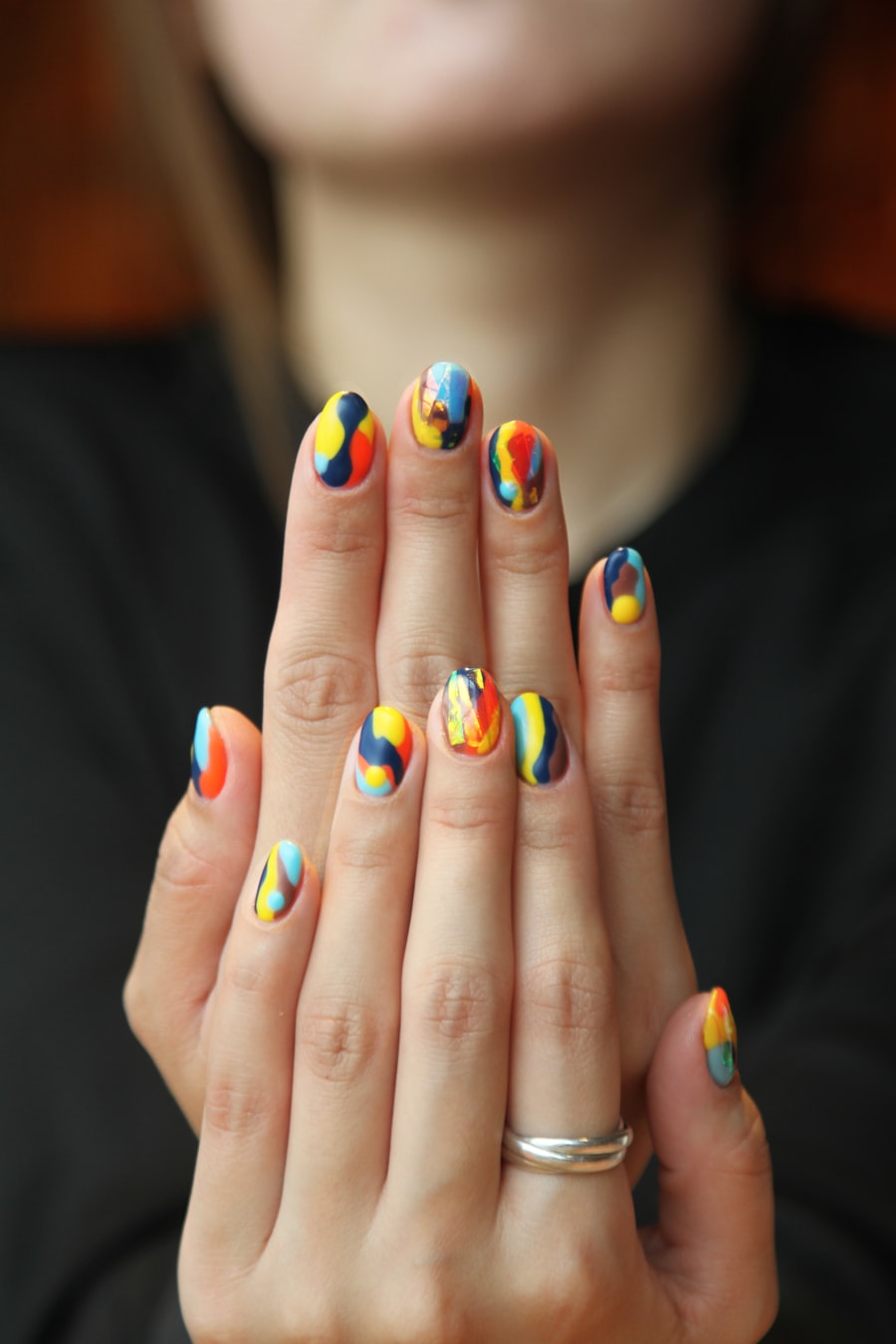 Kleurrijke nailart